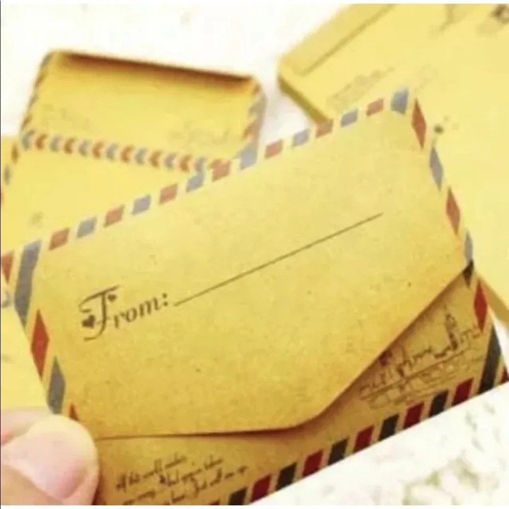 Note memo pad Mail Postage Letter envelope  Stationary Gift